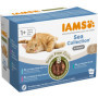 IAMS Delights Collection Marine - Nourriture Humide Sans Céréales pour Chats - Multipack 12 x 85 g