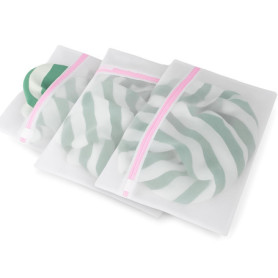Lot de 3 Sacs à Linge Maillés PARENCE avec Fermeture Éclair - Protection Idéale pour Vêtements