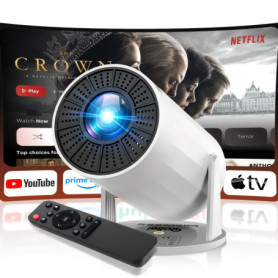 Projecteur Rollei SB-502 4K Portable avec Écran de Projection