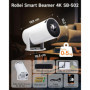 Projecteur Rollei SB-502 4K Portable avec Écran de Projection