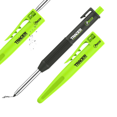 Crayon de Chantier TRACER Pencil 2.0 avec Holster - Marquage Précis pour Menuisiers