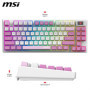 Clavier Mécanique MSI Forge GK600 TKL Wireless Violet - RGB et Hot-Swappable