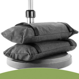 Lot de 2 Sacs de Sable 15 kg pour Parasol - 4smile SunnySandbag