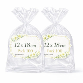 Sachets Cellophane Transparents Ofituria - 200 Sacs pour Emballages Élégants