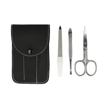 Kit de Manucure et Pédicure Clauss avec Ciseaux, Lime et Pince à Épiler