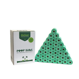 Sacs à déjections pour chien BIOFAMI - 100% biodégradables et compostables