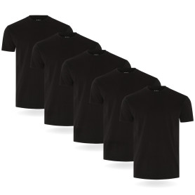 FM London Lot de 3/5 t-Shirts pour Hommes - T-Shirts de qualité supérieure avec Design légèrement ajusté