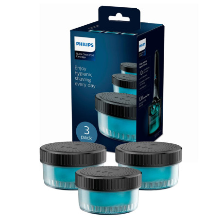 Pack de 3 Recharges Liquide Quick Clean Pod Philips - 480 ml