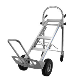 Chariot de Transport Pliable Hopopular 350kg - Diable Multi-Usage en Aluminium