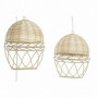 Suspension DKD Home Decor Blanc Marron Clair 220 V 50 W (38 x 38 x 75 cm) 128,99 €