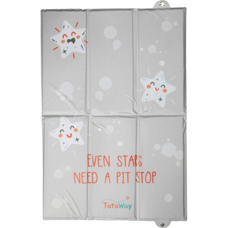 Table à Langer Pliable Portable Tataway - Matelas de Voyage Imperméable avec Poches de Rangement