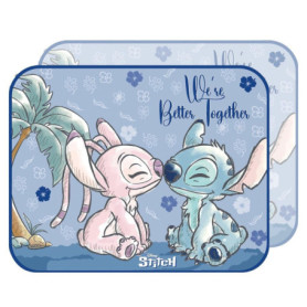 Rideaux Latéraux de Voiture Disney Stitch & Angel 44x35 cm - Pare-Soleil Enfant