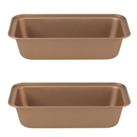 Set de 2 Moules à Pain Anti-adhésifs Russell Hobbs 28 cm - Design Doré
