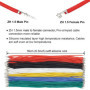Kit de Connecteurs ZH 1,5 mm Mâle-Femelle avec Câbles en Silicone Pré-Sertis
