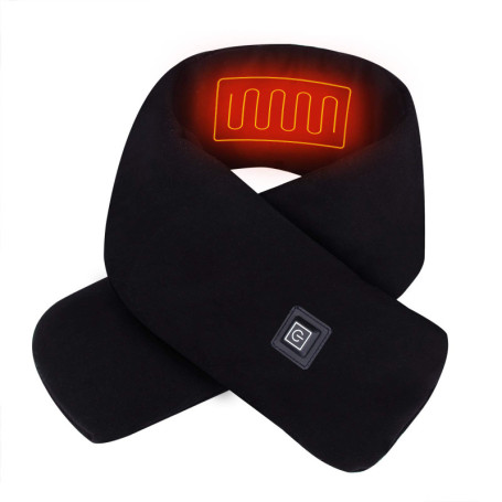 Écharpe Chauffante Électrique Qdreclod - Douce et Lavable, 3 Niveaux de Chauffage