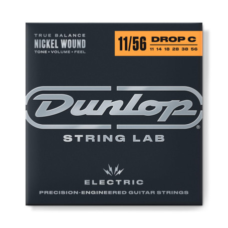 Cordes de guitare électrique JIM DUNLOP Nickel 11-56 Drop C