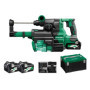 Marteau Perforateur Burineur HIKOKI 36V Sans Fil avec Batteries et Accessoires