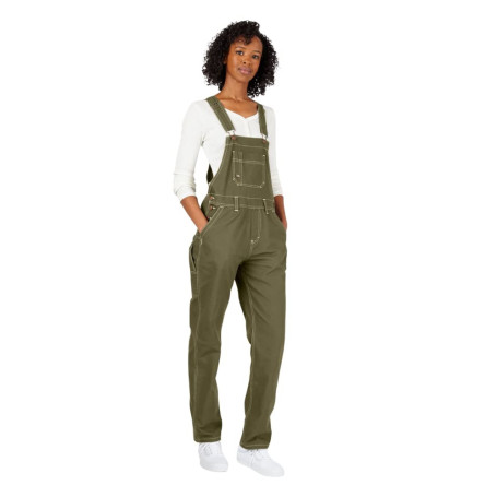 Salopettes de Protection Femme Dickies - Rinsed Military Green, Taille Unique