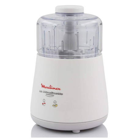 Moulinex Moulinette Hachoir Électrique 1000W - Hache et Mixe Viande, Légumes et Fruits Secs