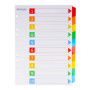 Registre A4 Westcott avec 10 Onglets Inscriptibles Multicolores