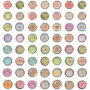 100 Mini Attaches Parisiennes Pastel en Métal pour Scrapbooking et DIY