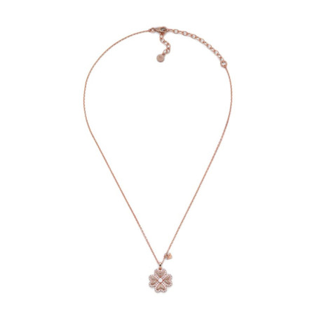 Collier Emporio Armani en Argent Sterling et Or Rose avec Pendentif en Zircon