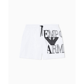Boxer Emporio Armani Homme Blanc avec Logo Bold - Taille XXL