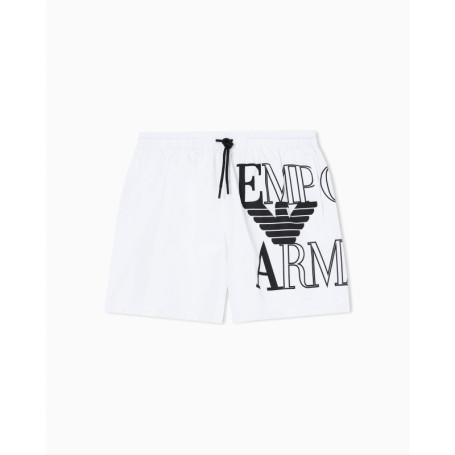 Boxer Emporio Armani Homme Blanc avec Logo Bold - Taille XXL