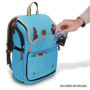 Sac à Dos ENHANCE Designer pour Cartes à Collectionner - Bleu
