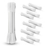 Pack de 10 Lacets Plats Blancs pour Baskets et Bottes - 1000 x 5 mm