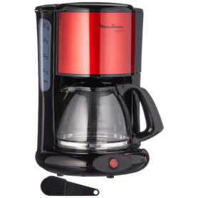Cafetière Moulinex Subito Rouge 10-15 Tasses avec Arrêt Automatique