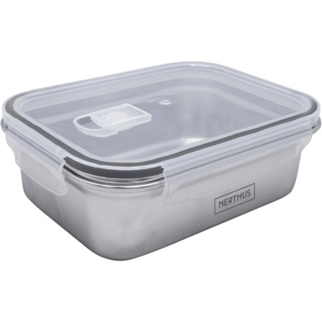 Récipient Hermétique Rectangulaire en Acier Inoxydable NERTHUS - 800ml