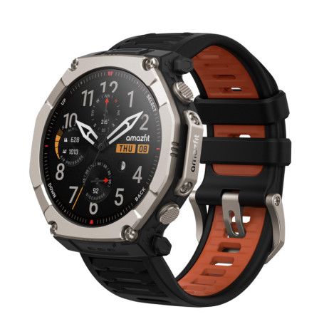 Amazfit T-Rex Ultra 2 - Montre Connectée Outdoor en Titane avec GPS et Écran AMOLED
