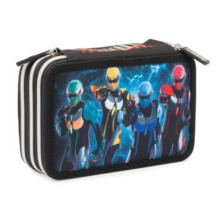 Trousse Gormiti Triple Compartiment avec Crayons et Accessoires Scolaires