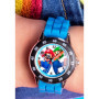 Montre Analogique Garçon Mario - Bracelet Bleu Lumineux