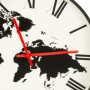 Horloge Murale Moderne Baroni Home en PVC Silencieuse - 40x40 cm