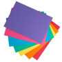 Lot de 25 cartes colorées A3 en papier arc-en-ciel 160 g/m²