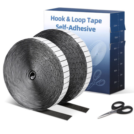 Bande Adhésive Double Face Euqvunn - 2 Rouleaux de 8 m x 2 cm pour Bricolage et Fixation