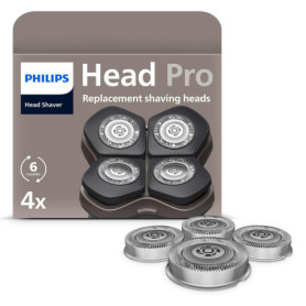 Philips Têtes de Remplacement pour Rasoir Head Shaver Pro - Lot de 4