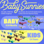 Lunettes de soleil souples BABY SUNNIES pour enfants 3-8 ans - Protection UV 100%