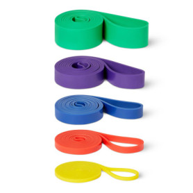 Lot de 5 Bandes de Résistance Amazon Basics pour Entraînement Multicolore