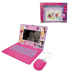 Lexibook Console Éducative Disney Princesses Bilingue avec 124 Activités