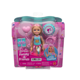Barbie Chelsea Petite Poupée Anniversaire avec Accessoires Colorés