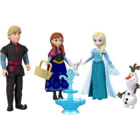 Coffret Poupées La Reine des Neiges - Anna, Elsa, Kristoff et Olaf