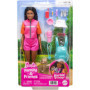 Barbie Brooklyn Poupée Aventure en Plein Air avec Chiot et Accessoires