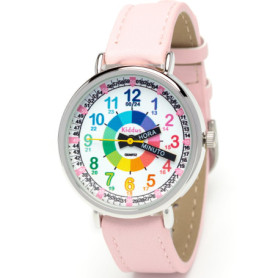 Montre Analogique Kiddus pour Enfants avec Bracelet en Caoutchouc Rose