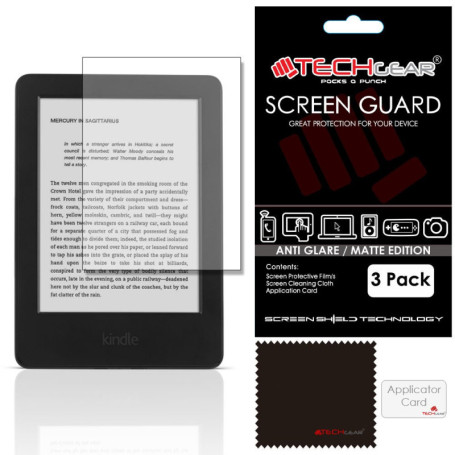 Pack de 3 Protections d'Écran Anti-Reflet pour Kindle Touch - TECHGEAR