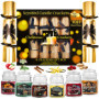 KreativeKraft Crackers de Noël avec Bougies Parfumées - Décoration Festive