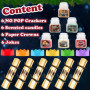 KreativeKraft Crackers de Noël avec Bougies Parfumées - Décoration Festive