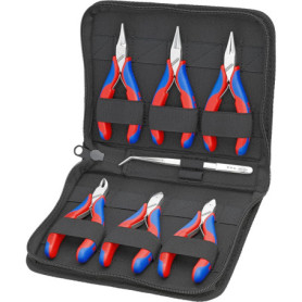 Knipex Jeu de Pinces Électroniques avec 7 Outils Précis - 215 mm